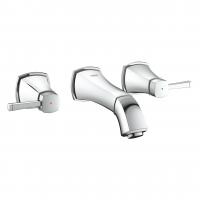Смеситель для раковины Grohe Grandera S-Size настенный (внешняя часть) на 3 отверстия 20 414 000 хром