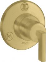 Запорный/переключающий вентиль Axor Citterio Trio/Quattro (внешняя часть) 39920950 шлифованная медь