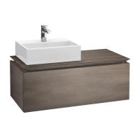 Тумба под раковину Villeroy & Boch Legato 1000х500 мм с подсветкой B605L0FQ дуб графитовый