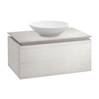 Тумба под раковину Villeroy & Boch Legato 1000х500 мм с подсветкой B571L0E8 белое дерево