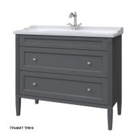 Тумба под раковину Caprigo Albion Concept 100 980х450 мм (2 ящика) 34014 TP810 графит