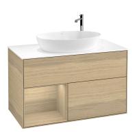Тумба под раковину Villeroy & Boch Finion 1000х501 мм F891PCPC дуб/дуб