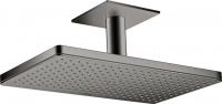 Верхний душ Axor ShowerSolutions 460 1jet с потолочным подсоединением 35277330 полированный чёрный хром