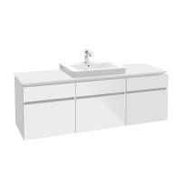 Тумба под раковину Villeroy & Boch Legato 1600х500 мм B68700DH белый глянцевый