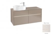 Тумба под раковину Villeroy & Boch Collaro 1200х500 мм с подсветкой C058L0E8 белое дерево