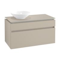 Тумба под раковину Villeroy & Boch Legato 1000х500 мм B60600VK мягкий серый