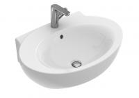 Раковина Villeroy & Boch Aveo new generation 680х500 мм CeramicPlus 413070R1 альпийский белый