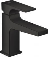 Смеситель для раковины Hansgrohe Metropol 100 ComfortZone донный клапан 32500670 чёрный матовый