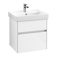 Тумба под раковину Villeroy & Boch Collaro 554х444 мм C00800DH белый глянцевый