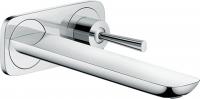 Смеситель для раковины Hansgrohe PuraVida настенный (внешняя часть) излив 225 мм 15085000 хром