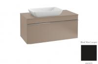 Тумба под раковину Villeroy & Boch Venticello 957х502 мм L A94701PD лак чёрный матовый