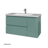 Тумба под раковину Caprigo Forte 100 976х446 мм (2 ящика, 1 дверь) 36115R MU-08 волна
