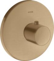 Термостат Axor Uno HighFlow (внешняя часть) 38715140 шлифованная бронза