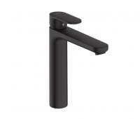 Смеситель для раковины Hansgrohe Vernis Blend 190 ComfortZone высокий излив 71582670 чёрный матовый