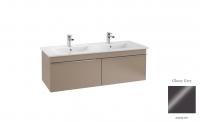 Тумба под раковину Villeroy & Boch Venticello 1253х502 мм A93901FP серый глянцевый