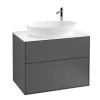 Тумба под раковину Villeroy & Boch Finion 800х501 мм F87100GK матовый антрацит