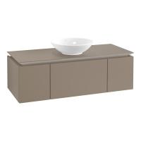 Тумба под раковину Villeroy & Boch Legato 1200х500 мм B57700VG трюфель серый