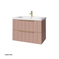 Тумба под раковину Caprigo Rain 80 770х446 мм (2 ящика) 36512 SF-026 пудра