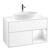 Тумба под раковину Villeroy & Boch Finion 1000х501 мм F781MTMT белый матовый/белый матовый