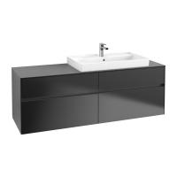 Тумба под раковину Villeroy & Boch Collaro 1600х500 мм C02700PD чёрный матовый