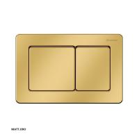 Клавиша смыва Caprigo Bricks Steel BS003-oro матовое золото