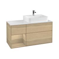 Тумба под раковину Villeroy & Boch Finion 1200х501 мм F391PCPC дуб/дуб