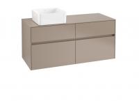 Тумба под раковину Villeroy & Boch Collaro 1200х500 мм C04200VG трюфель серый