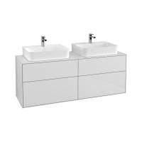 Тумба под раковину Villeroy & Boch Finion 1600х501 мм F18100GF белый глянцевый