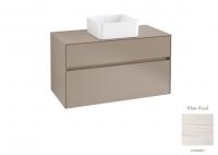 Тумба под раковину Villeroy & Boch Collaro 1000х500 мм C03800E8 белое дерево