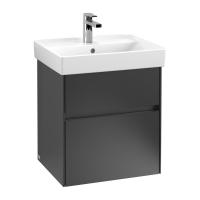 Тумба под раковину Villeroy & Boch Collaro 510х414 мм C00700PD чёрный матовый