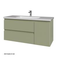 Тумба под раковину Caprigo Forte 120 1164х446 мм (2 ящика, 1 дверь справа) 36117R SF-024 фисташка