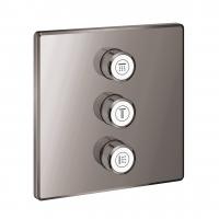 Вентиль Grohe Grohtherm SmartControl (внешняя часть для 3 потребителей) 29 127 A00 тёмный графит