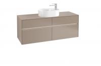 Тумба под раковину Villeroy & Boch Collaro 1400х500 мм с подсветкой C061L0VG трюфель серый