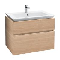 Тумба под раковину Villeroy & Boch Legato 800х500 мм B55800PN вяз импрессо
