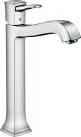 Смеситель для раковины Hansgrohe Metropol Classic 260 ComfortZone высокий излив, донный клапан 31303000