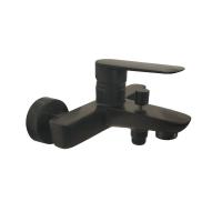 Смеситель для ванны Paini Nove с аксессуаром 09PZ100 чёрный матовый