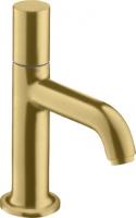 Кран холодной воды для раковины Axor Uno 70 ComfortZone 38130250 шлифованное золото