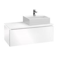 Тумба под раковину Villeroy & Boch Legato 1000х500 мм B60700DH белый глянцевый