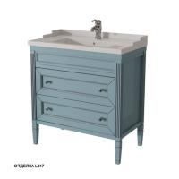 Тумба под раковину Caprigo Albion 80 790х450 мм (2 ящика) 10315 L817 антарктида