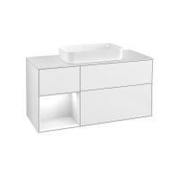 Тумба под раковину Villeroy & Boch Finion 1200х501 мм F701GFGF белый глянцевый/белый глянцевый