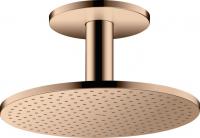 Верхний душ Axor ShowerSolutions 300 2jet с потолочным подсоединением 35304300 полированное красное золото