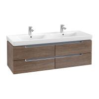 Тумба под раковину Villeroy & Boch Subway 2.0 1287х449 мм A69910E1 дуб сантана