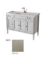 Тумба под раковину Caprigo Albion Promo 120 1178х450 мм (4 двери, 2 ящика) 33316 В021 серый камень