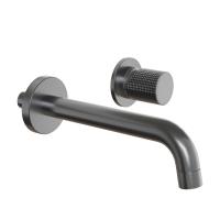 Смеситель для раковины Paini Cox Grip настенный 7GPZ208 чёрный матовый