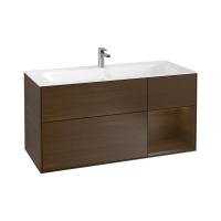 Тумба под раковину Villeroy & Boch Finion 1196х498 мм F070GNGN орех/орех