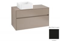 Тумба под раковину Villeroy & Boch Collaro 1000х500 мм C03900PD чёрный матовый
