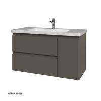 Тумба под раковину Caprigo Forte 100 976х446 мм (2 ящика, 1 дверь) 36115R SF-025 айрон