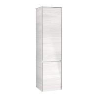 Пенал Villeroy & Boch Collaro 404х349х1538 мм петли слева, с подсветкой C033L0E8 белое дерево