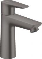 Смеситель для раковины Hansgrohe Talis E 110 ComfortZone донный клапан 71710340 хром чёрный шлифованный