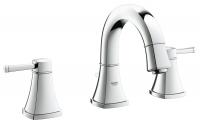 Смеситель для раковины Grohe Grandera S-Size 3 отверстия, донный клапан 20 417 000